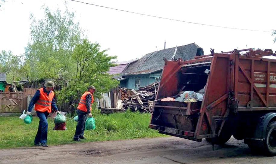 Вывоз мусора из частного дома в Калининграде в октябре